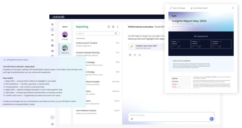 Datarails Screenshot